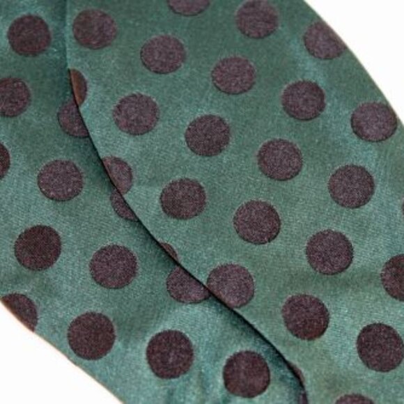 NEW Lanae Joy Silk Adjustable Bow Tie Bowtie / Green Black / Privat… - Picture 3 of 4